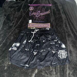 Eric & Emanuel Shorts Black night skyline